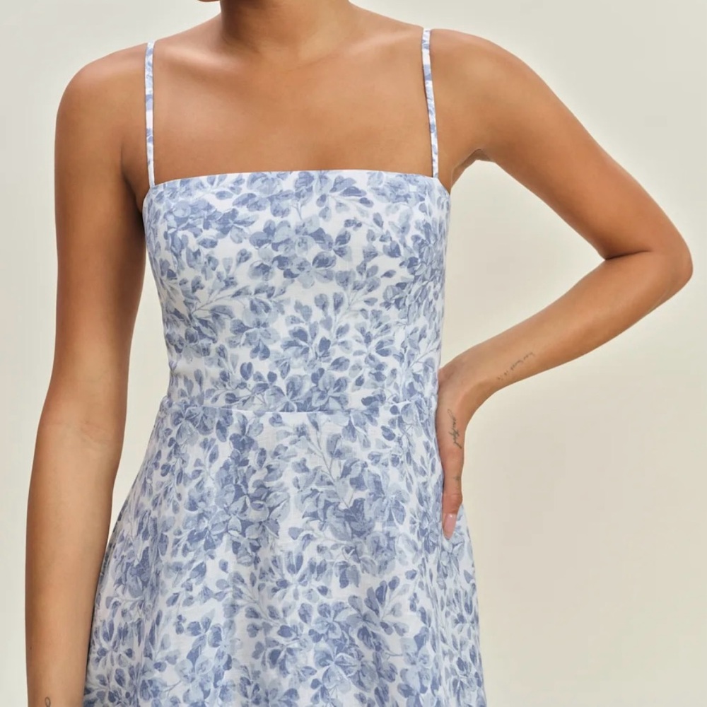 Reformation Monette Linen Dress